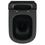 Immagine di Ideal Standard TESI vaso a pavimento AquaBlade® universale filo parete, con sedile slim con chiusura rallentata, colore nero finitura opaco T3536V3