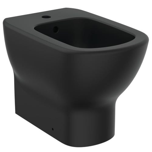 Immagine di Ideal Standard TESI bidet a pavimento filo parete, colore nero finitura opaco T3540V3