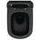 Immagine di Ideal Standard TESI vaso sospeso AquaBlade® con sedile slim con chiusura rallentata e sgancio rapido, colore nero finitura opaco T3546V3
