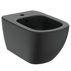 Immagine di Ideal Standard TESI bidet sospeso monoforo, con fissaggi nascosti, colore nero finitura opaco T3552V3