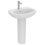 Immagine di Ideal Standard TESI lavabo L.65 cm monoforo, con troppopieno, colore bianco T351301