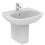 Immagine di Ideal Standard TESI lavabo L.55 cm monoforo, con troppopieno, colore bianco T351501