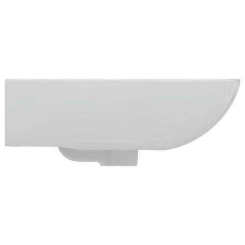 Immagine di Ideal Standard TESI lavabo L.55 cm, monoforo, con troppopieno, colore bianco T352301