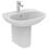 Immagine di Ideal Standard TESI lavabo L.55 cm, monoforo, con troppopieno, colore bianco T352301