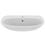 Immagine di Ideal Standard TESI lavabo L.65 cm, monoforo, con troppopieno, colore bianco T443301