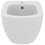 Bidet in ceramica bainca Ideal Standard Tesi vista frontale