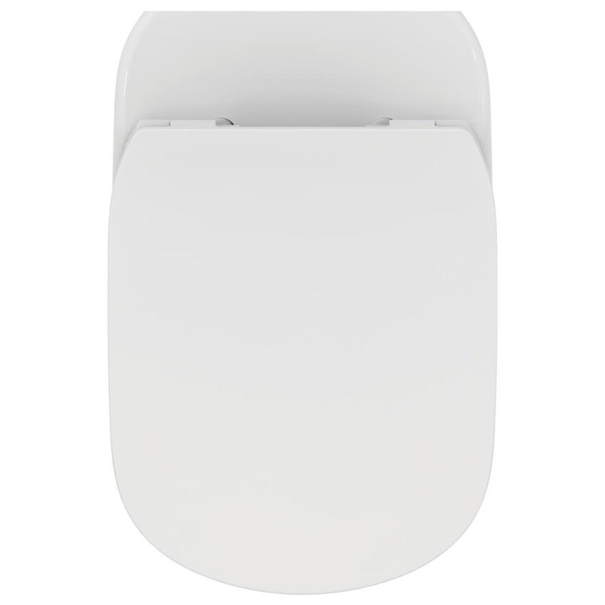 Immagine di Ideal Standard TESI vaso a pavimento AquaBlade® universale filo parete, con sedile slim senza chiusura rallentata, colore bianco T465101