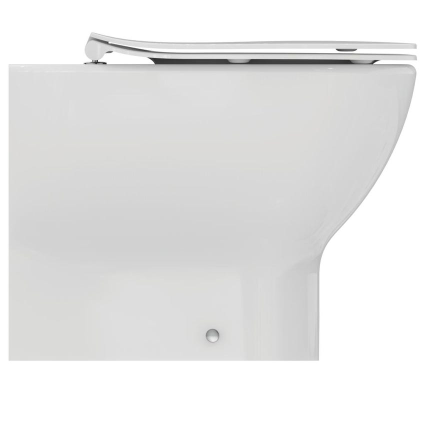 Immagine di Ideal Standard TESI vaso a pavimento AquaBlade® universale filo parete, con sedile slim senza chiusura rallentata, colore bianco T465101