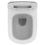 Immagine di Ideal Standard TESI vaso sospeso AquaBlade® con sedile slim senza chiusura rallentata, colore bianco T465301