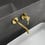 Immagine di Ideal Standard JOY miscelatore monocomando lavabo a parete P.18 cm, finitura brushed gold A7378A2