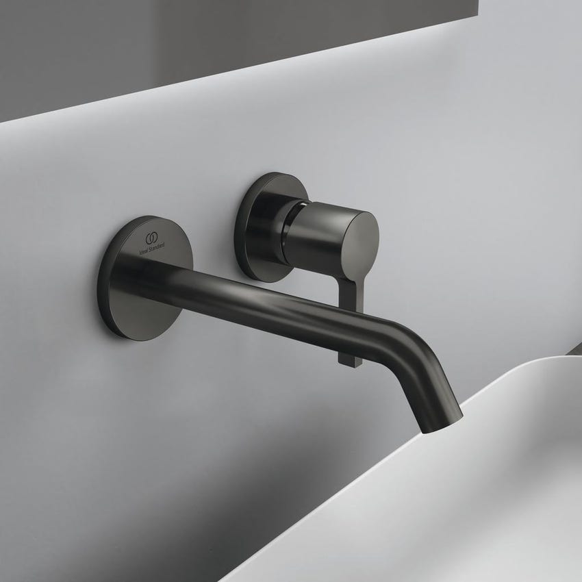 Immagine di Ideal Standard JOY miscelatore monocomando lavabo a parete P.18 cm, finitura magnetic grey A7378A5