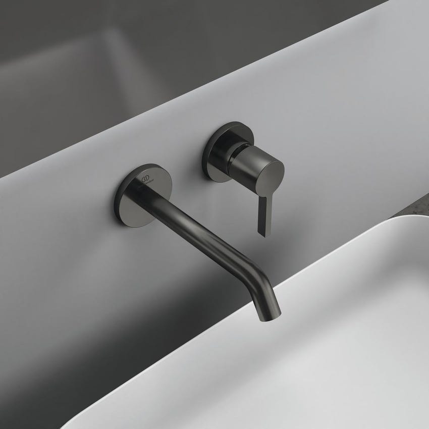 Immagine di Ideal Standard JOY miscelatore monocomando lavabo a parete P.18 cm, finitura magnetic grey A7378A5
