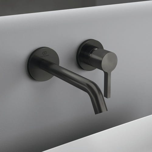 Immagine di Ideal Standard JOY miscelatore monocomando lavabo a parete P.18 cm, finitura magnetic grey A7378A5