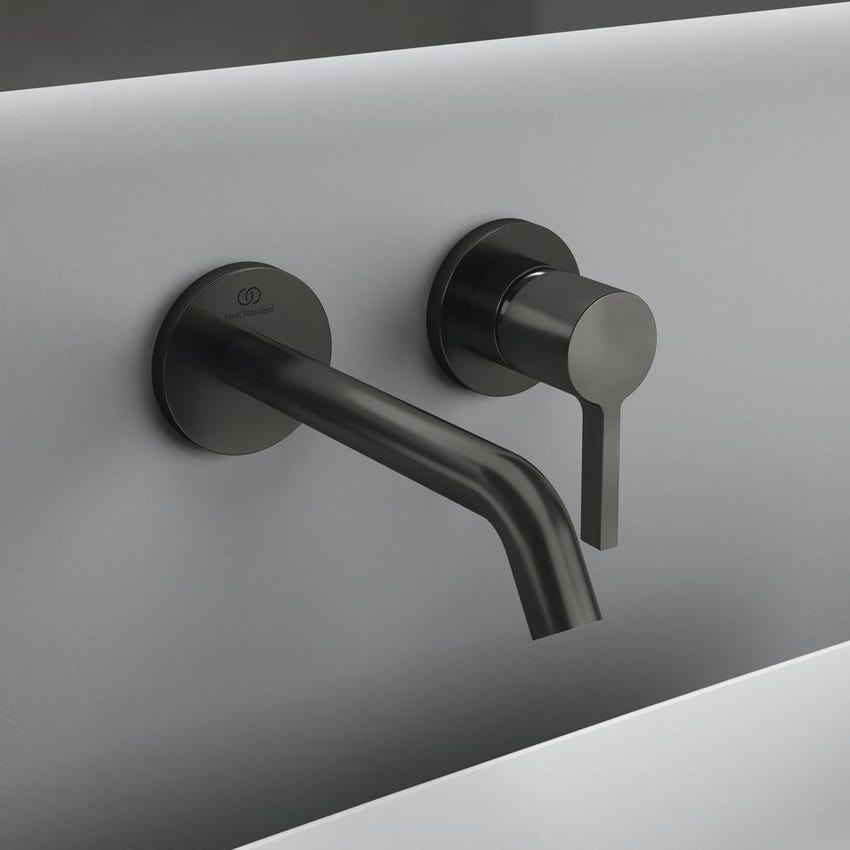 Immagine di Ideal Standard JOY miscelatore monocomando lavabo a parete P.18 cm, finitura magnetic grey A7378A5