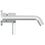 Immagine di Ideal Standard JOY miscelatore monocomando lavabo a parete P.18 cm, finitura cromo A7378AA