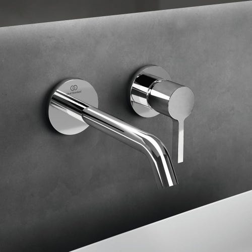 Immagine di Ideal Standard JOY miscelatore monocomando lavabo a parete P.18 cm, finitura cromo A7378AA