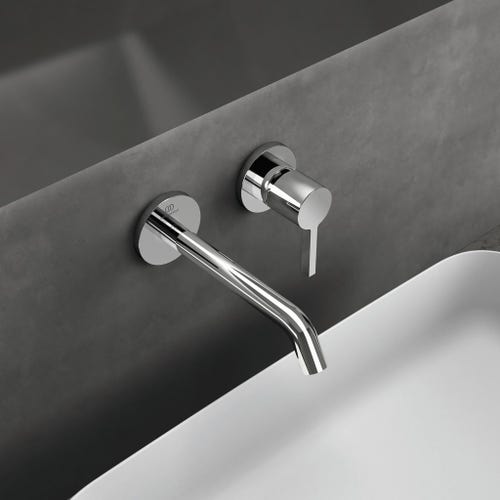 Immagine di Ideal Standard JOY miscelatore monocomando lavabo a parete P.18 cm, finitura cromo A7378AA