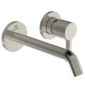 Immagine di Ideal Standard JOY miscelatore monocomando lavabo a parete P.18 cm, finitura silver storm A7378GN
