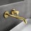 Immagine di Ideal Standard JOY miscelatore monocomando lavabo a parete P.22 cm, finitura brushed gold A7379A2