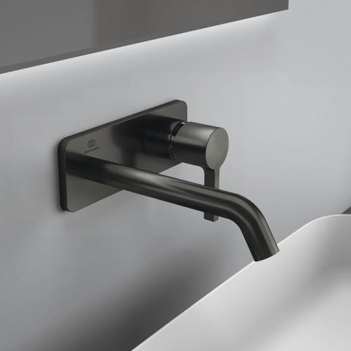 Immagine di Ideal Standard JOY miscelatore monocomando lavabo a parete P.18 cm, finitura magnetic grey A7380A5
