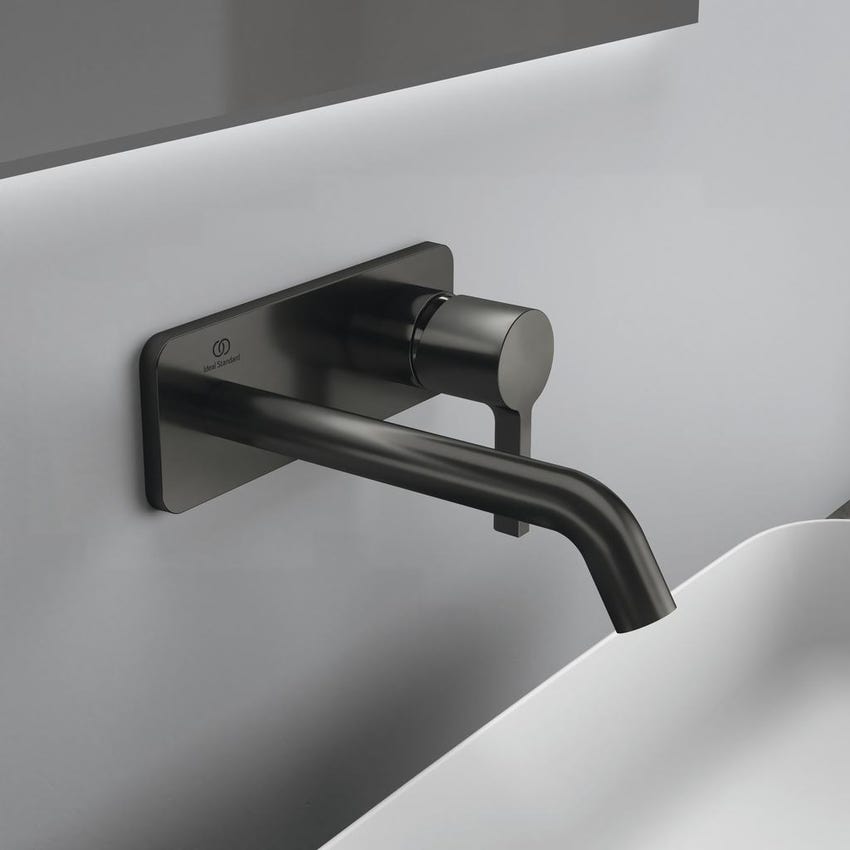 Immagine di Ideal Standard JOY miscelatore monocomando lavabo a parete P.18 cm, finitura magnetic grey A7380A5