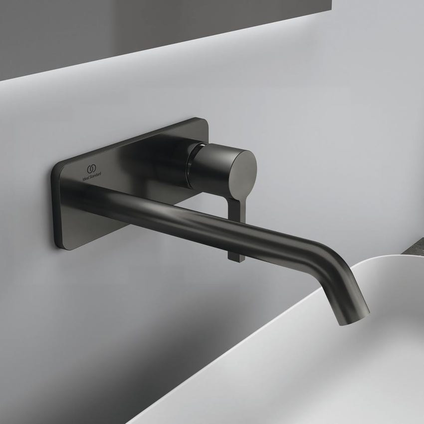 Immagine di Ideal Standard JOY miscelatore monocomando lavabo a parete P.24 cm, finitura magnetic grey A7381A5