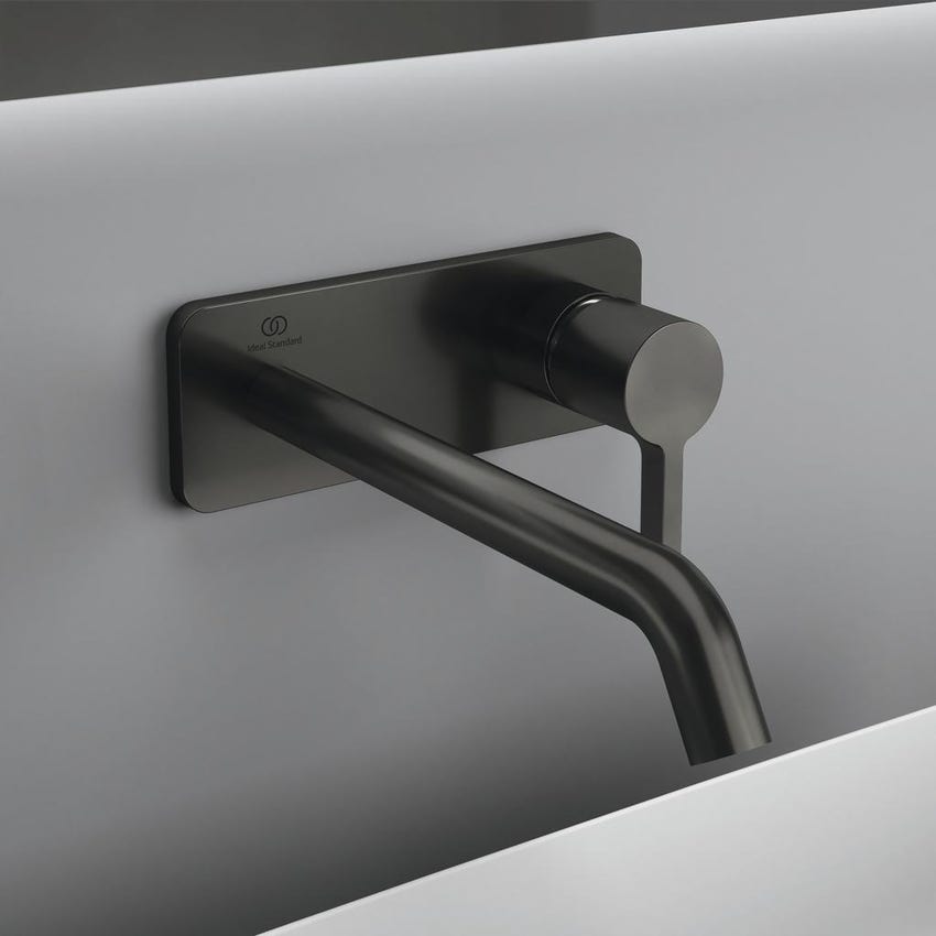 Immagine di Ideal Standard JOY miscelatore monocomando lavabo a parete P.24 cm, finitura magnetic grey A7381A5