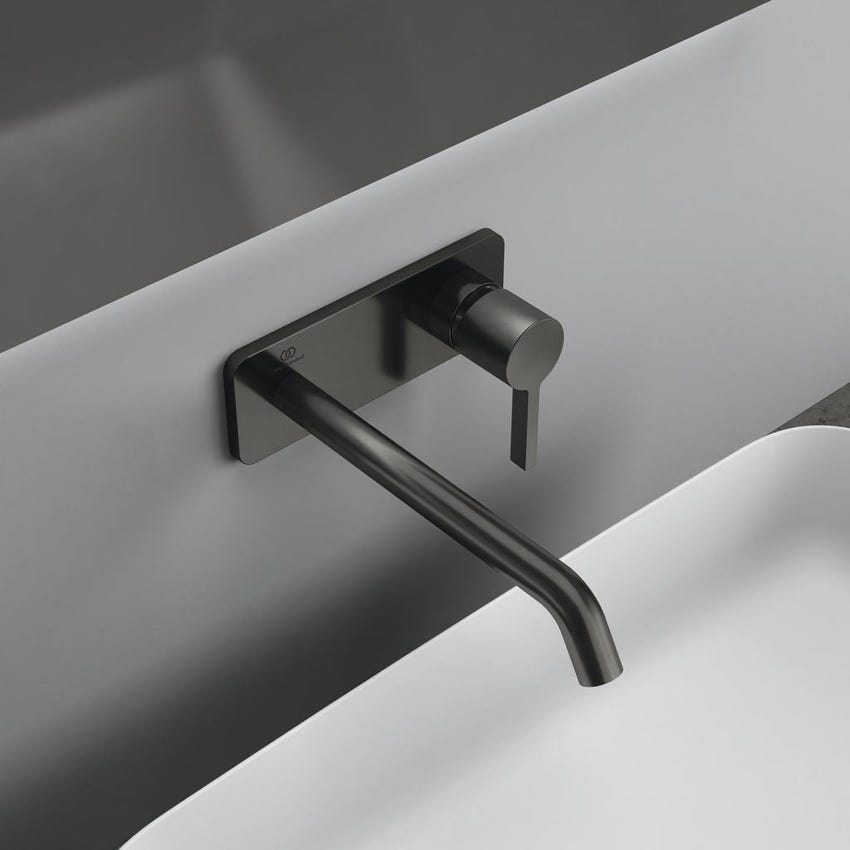 Immagine di Ideal Standard JOY miscelatore monocomando lavabo a parete P.24 cm, finitura magnetic grey A7381A5