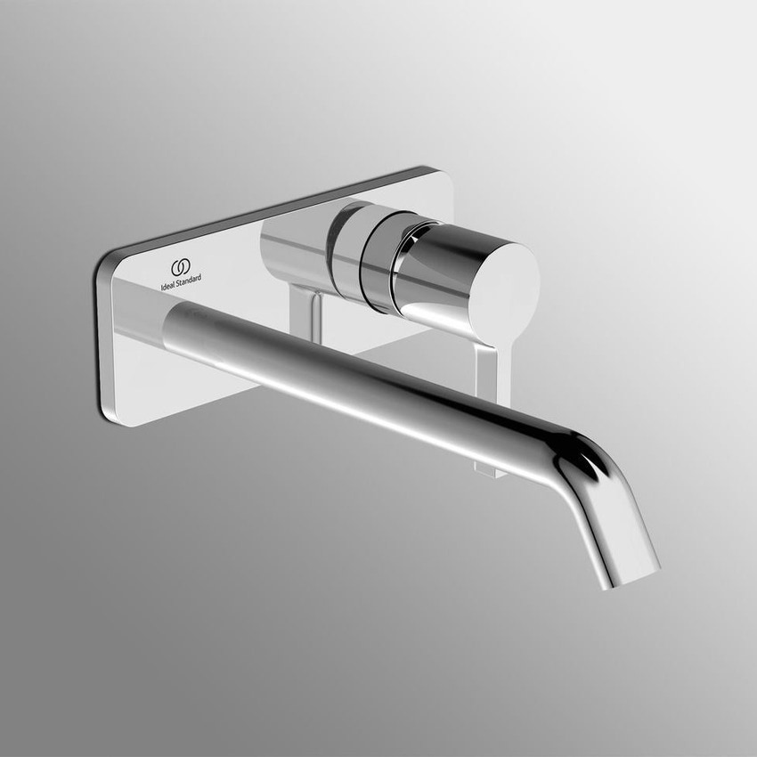 Immagine di Ideal Standard JOY miscelatore monocomando lavabo a parete P.24 cm, finitura cromo A7381AA