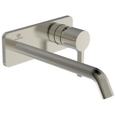 Immagine di Ideal Standard JOY miscelatore monocomando lavabo a parete P.24 cm, finitura silver storm A7381GN