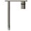 Immagine di Ideal Standard JOY miscelatore monocomando lavabo a parete P.24 cm, finitura silver storm A7381GN