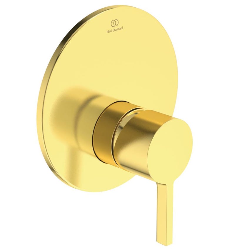 Immagine di Ideal Standard JOY miscelatore monocomando per doccia ad incasso, finitura brushed gold A7385A2