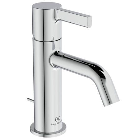 Immagine di Ideal Standard JOY miscelatore monocomando lavabo H.17 cm, con scarico, finitura cromo BC775AA