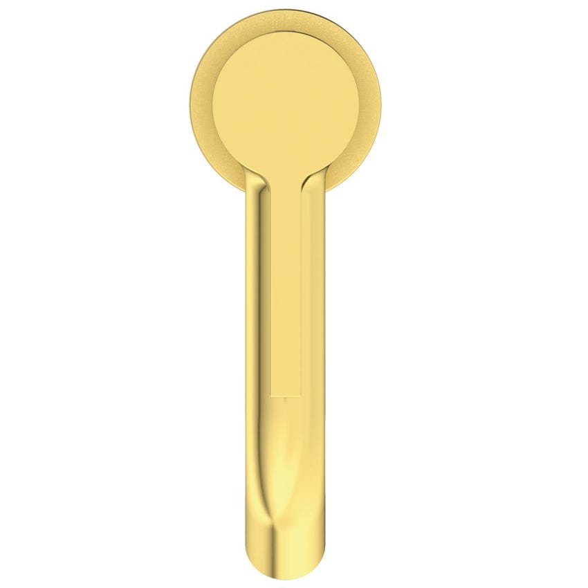 Immagine di Ideal Standard JOY miscelatore monocomando lavabo H.17 cm, senza scarico, finitura brushed gold BC776A2