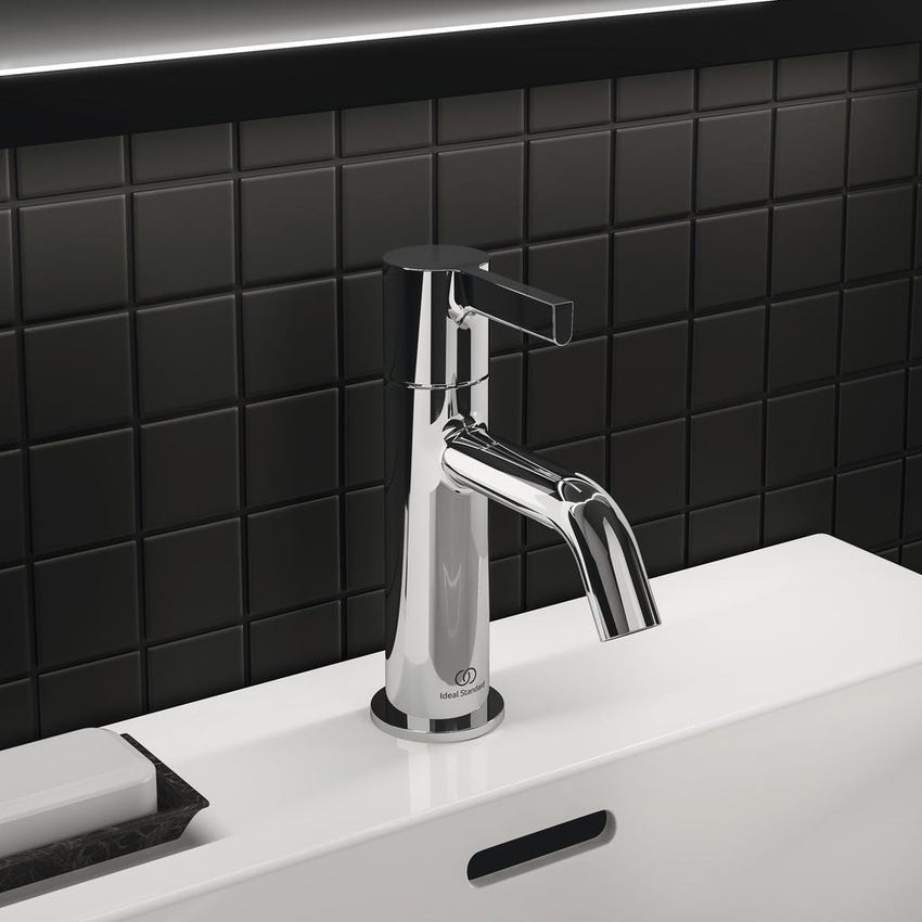 Immagine di Ideal Standard JOY miscelatore monocomando lavabo H.17 cm, senza scarico, finitura cromo BC776AA