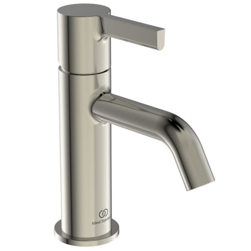 Immagine di Ideal Standard JOY miscelatore monocomando lavabo H.17 cm, senza scarico, finitura silver storm BC776GN