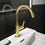 Immagine di Ideal Standard JOY miscelatore monocomando lavabo H.31 cm, con scarico, finitura brushed gold BC777A2