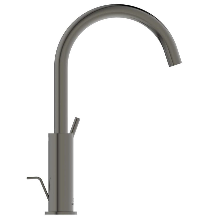 Immagine di Ideal Standard JOY miscelatore monocomando lavabo H.31 cm, con scarico, finitura magnetic grey BC777A5