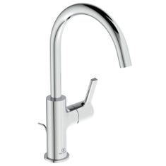 Immagine di Ideal Standard JOY miscelatore monocomando lavabo H.31 cm, con scarico, finitura cromo BC777AA