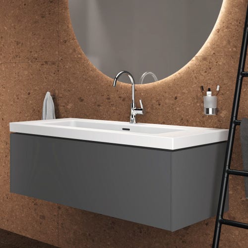 Immagine di Ideal Standard JOY miscelatore monocomando lavabo H.31 cm, con scarico, finitura cromo BC777AA