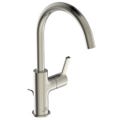 Immagine di Ideal Standard JOY miscelatore monocomando lavabo H.31 cm, con scarico, finitura silver storm BC777GN