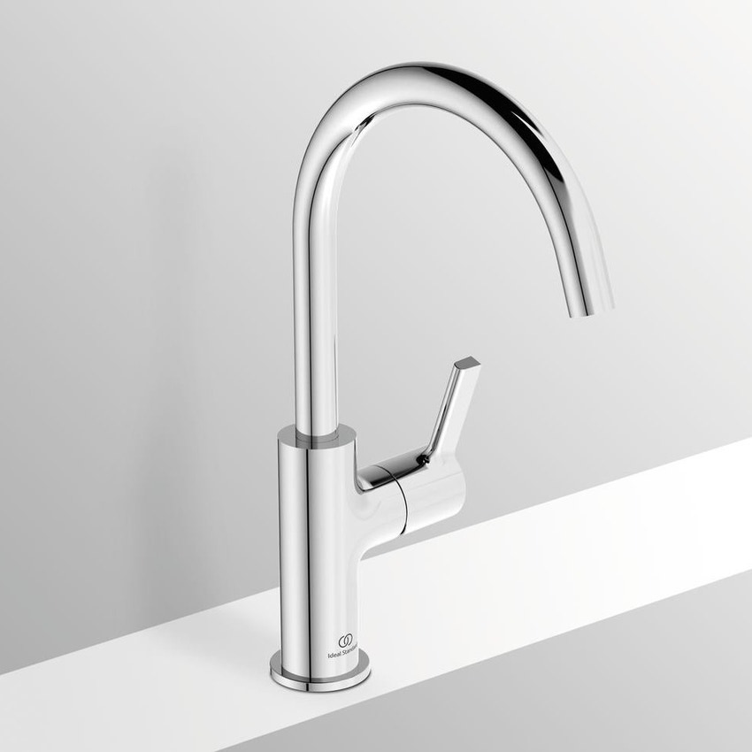 Immagine di Ideal Standard JOY miscelatore monocomando lavabo H.31 cm, senza scarico, finitura cromo BC778AA