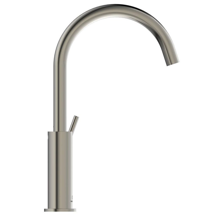 Immagine di Ideal Standard JOY miscelatore monocomando lavabo H.31 cm, senza scarico, finitura silver storm BC778GN