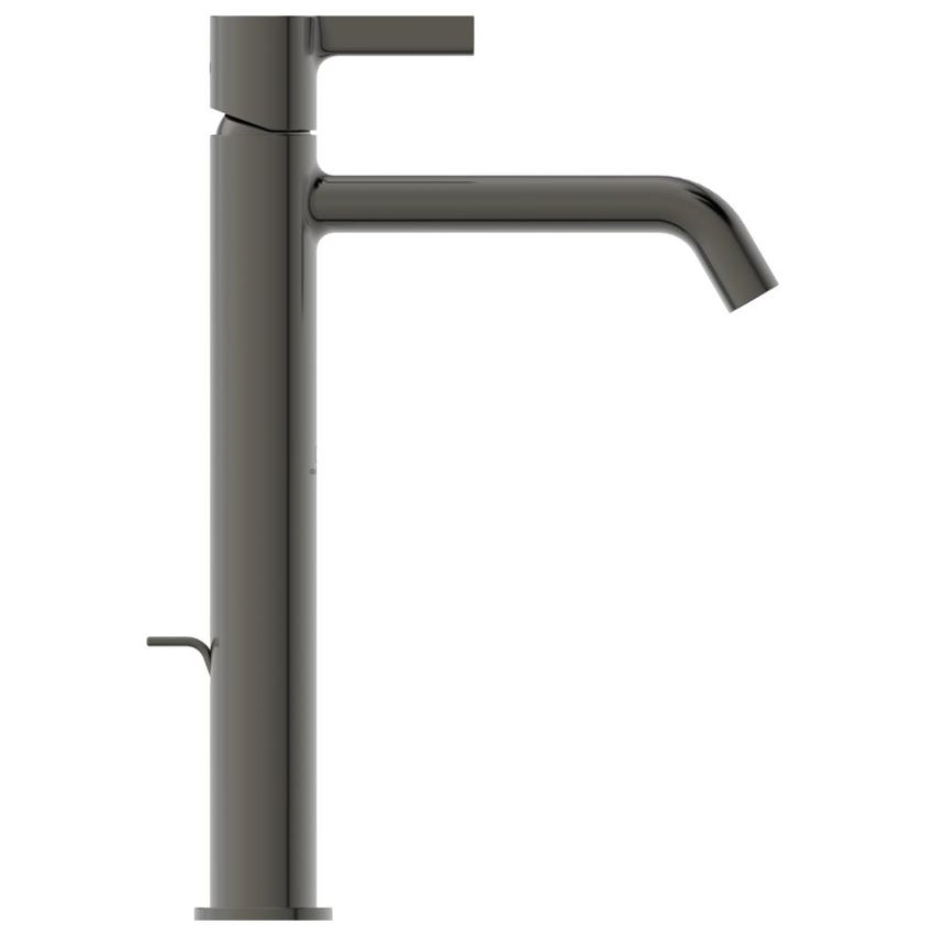 Immagine di Ideal Standard JOY miscelatore monocomando lavabo da appoggio H.31 cm, con scarico, finitura magnetic grey BC781A5