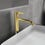 Immagine di Ideal Standard JOY miscelatore monocomando lavabo da appoggio H.31 cm, con scarico, finitura brushed gold BC781A2