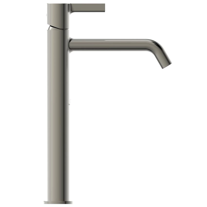 Immagine di Ideal Standard JOY miscelatore monocomando lavabo da appoggio H.31.3 cm, senza scarico, finitura silver storm BC782GN