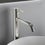 Immagine di Ideal Standard JOY miscelatore monocomando lavabo da appoggio H.31.3 cm, senza scarico, finitura silver storm BC782GN