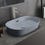 Immagine di Ideal Standard JOY miscelatore monocomando lavabo da appoggio H.31.3 cm, senza scarico, finitura silver storm BC782GN