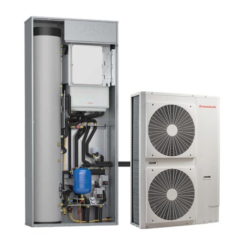 Immagine di Immergas Kit TRIO V2 SISTEMA PLUS Pompa di calore monoblocco AUDAX 12 con caldaia VICTRIX 12 kW TT PLUS e gruppo idronico TRIO V2, per impianti a due zone 3.027811+3.025513+3.027830+3.024711