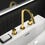 Immagine di Ideal Standard JOY miscelatore monocomando lavabo 3 fori, con scarico, finitura brushed gold BC783A2